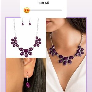 Flair Affair Purple Necklace